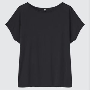 Uniqlo Drape Crew Neck Short Sleeve Tee